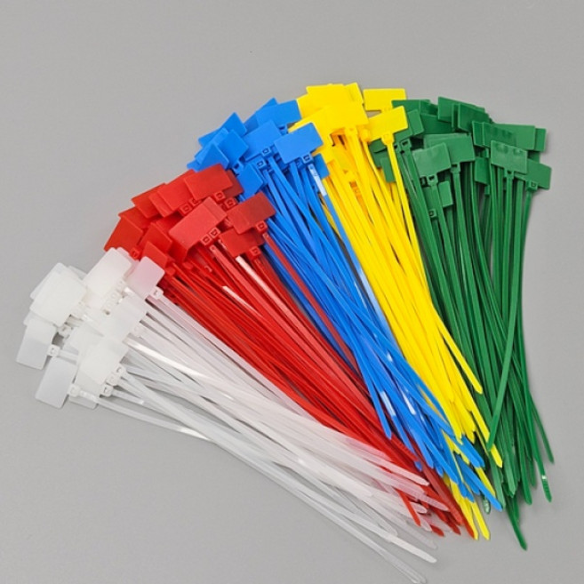 (컴잇) 네임타이 (혼합/100개) (20cm), 1세트