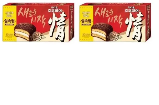 오리온 초코파이 대용량 간식 1.17kg 30개입 2박스, 1개