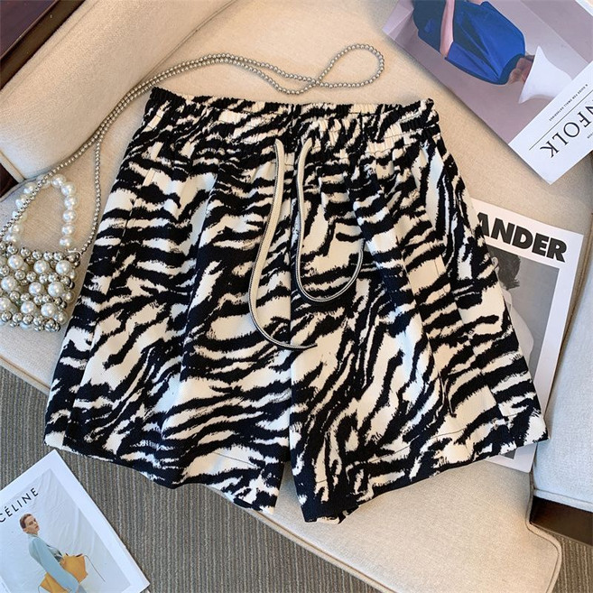 COSYEVNO 여성 여름 스트릿 타이거 패턴 캐주얼 숏팬츠 BCXxd-10