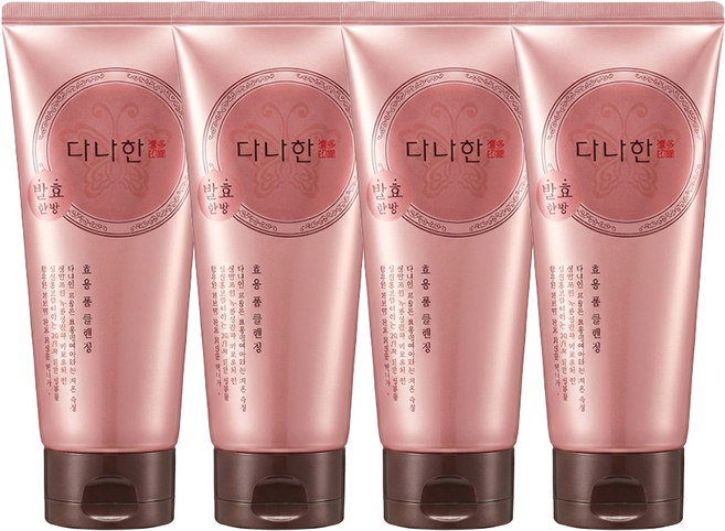 다나한 효용 폼클렌징, 4개, 160ml