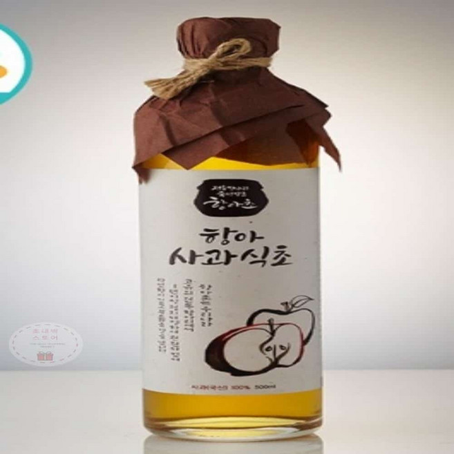 천연발효숙성 국산사과 100프로 사과식초 500ml 발효식초, 1개