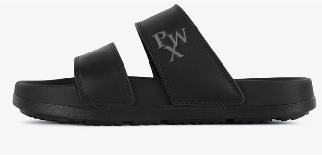 프로월드컵 (PWX) 남여공용 앰프 슬리퍼 심플한 디자인의 쿠션감 좋은 완전 가벼운 미끄럼방지 편안한 투스트랩 디자인 슬리퍼.