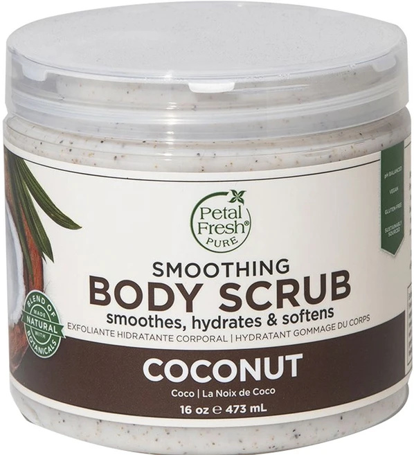 페탈프레쉬 스무딩 바디 스크럽 코코넛, 1개, 473ml - 쿠팡