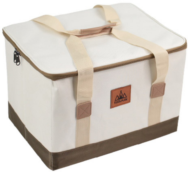 KOOLMAN(쿨맨) 하드케이스 캠핑가방 S사이즈 블랙, 1단, 1개, 아이보리, 캠핑가방 S