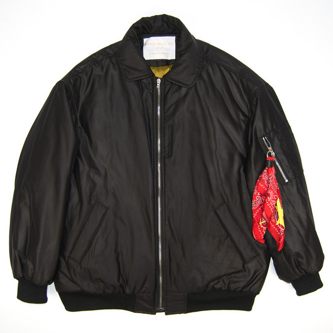 아크메드라비 블랙 폴리 빅사이즈 항공 점퍼 2 남성 MJP974 자바구제창고