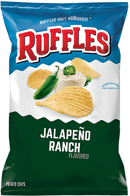 러플스 할라피뇨 렌치맛 감자칩, 184.2g, 1개