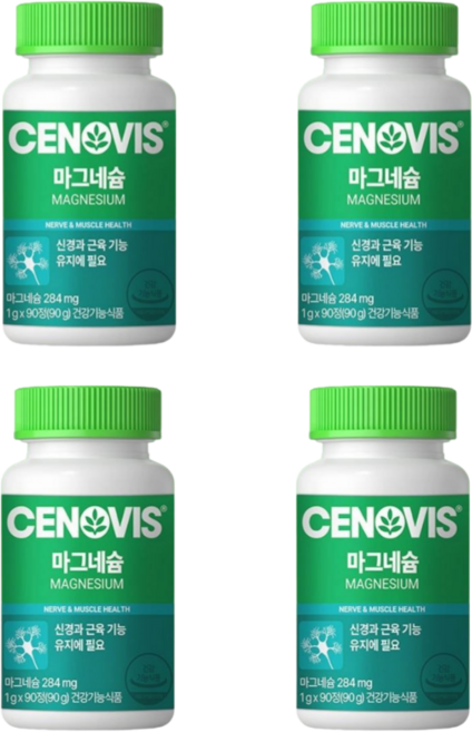 세노비스 마그네슘 1000mg 90정 4개