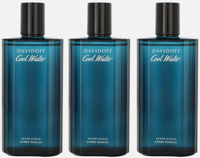 다비도프 COOL WATER After Shave 125 ml for Men, 125ml, 3개