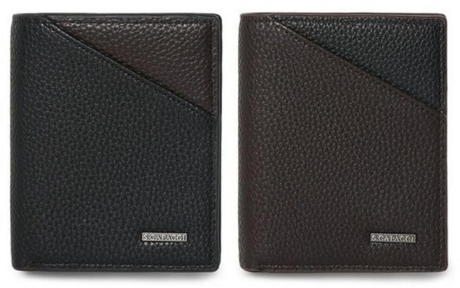 YB92 사선포인트 가파치 중지갑 영점 남성 명함