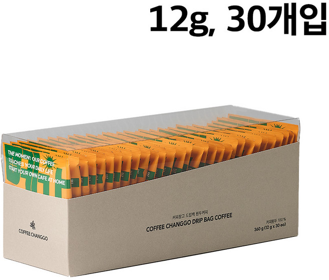 12g 대용량 드립백 30개입 에티오피아 예가체프 G2 커피창고 간편커피 1세트, 1박스, 12ml