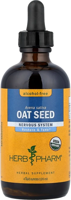 Herb Pharm Oat Seed Alcohol-Free 4 fl oz 120 ml, Herb Pharm, Oat Seed, Alcohol- - 쿠팡