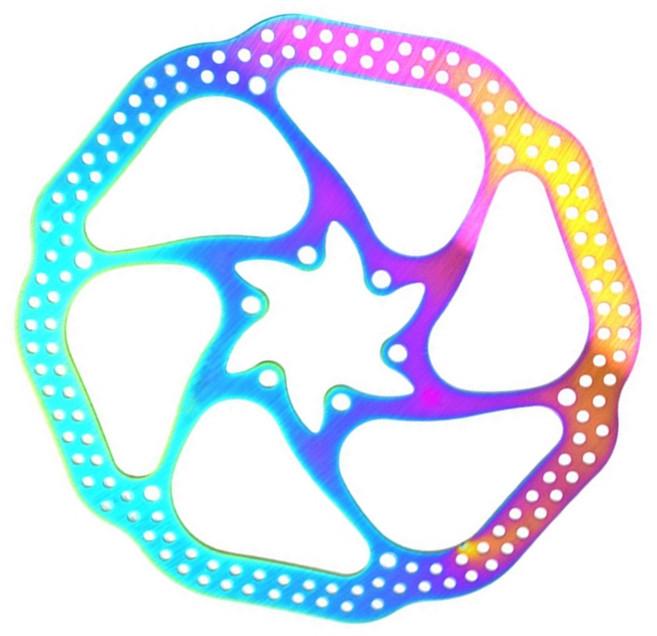스테인레스 스틸 도로 자전거 자전거 나사가있는 디스크 브레이크 로터 사용하기 쉬운 경량 산악 자전거 브레이크 로터, HS1 모델