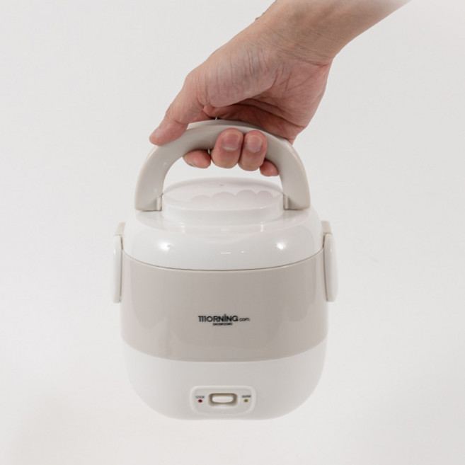 대웅 자취생 전기밥솥 1~2인용 미니 밥솥 캠핑 원터치 보온, 베이지, 상세페이지 참조