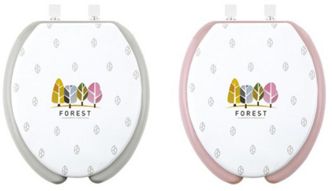 니드코 포레스트 변기커버 U형 (중) / 국내산, 핑크(4035), 1개