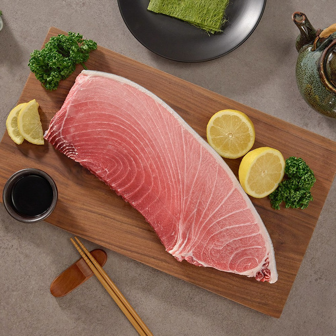 [튜나바이브] 냉동참치회 참다랑어 4번 뱃살 1kg, 1개