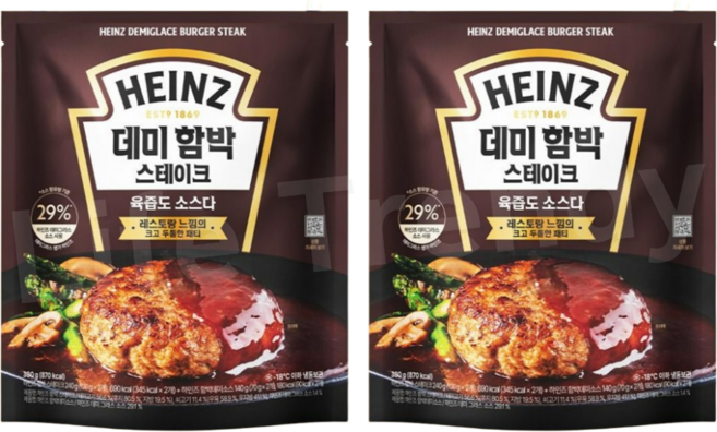 하인즈 데미 함박스테이크, 380g, 2개