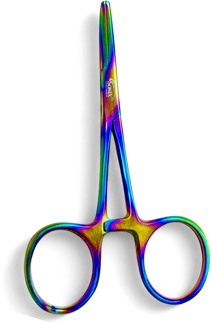 소닉스 반려동물 직선형 미니겸자 PET SO-100 STR 10cm 강아지 고양이 귀청소 스테인레스 티타늄코팅, 티타늄, 1개