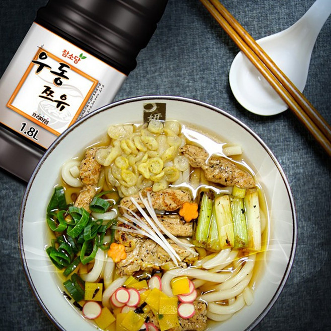 참소당 우동쯔유(프리미엄)1.8L / 우동간장 우동육수/ 26.10.02일자, 1.8L, 1개