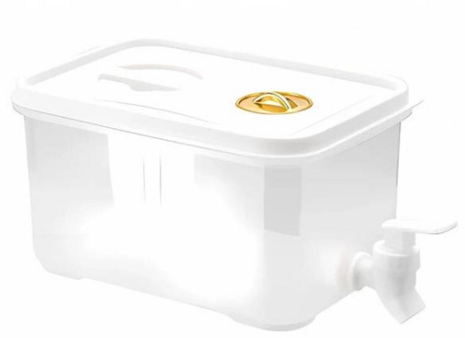 뚜껑이 달린 마개가 냉장고 음료 디펜서 BPA 프리 물병 3.5 L 10L 필터 디자인, 2) 5L, 1개