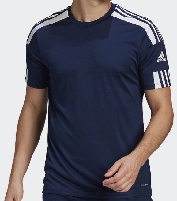 아디다스 트레이닝복 반팔티 기능성 SQ21 반팔 티셔츠 네이비 남여공용 운동복 + ALS 마스크