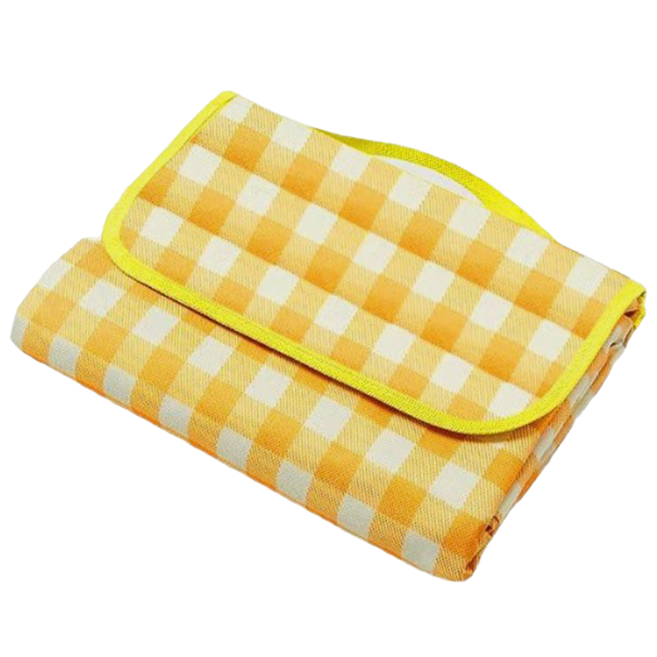 팜팜 특대형 방수 피크닉매트, 옐로우