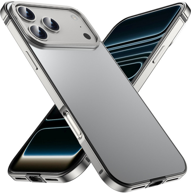 고급 비즈니스용 심플리로어 원본 기기 색상 메탈 티타늄 합금 프레임 공법 휴대폰 케이스