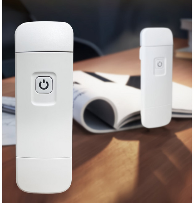 휴대용 침대 독서등 집게조명 북마크 북라이트 비상조명등, 화이트