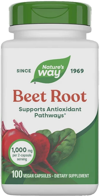 네이쳐스웨이 비트 루트 500mg 베지테리안 캡슐, 100정, 1개 - 쿠팡