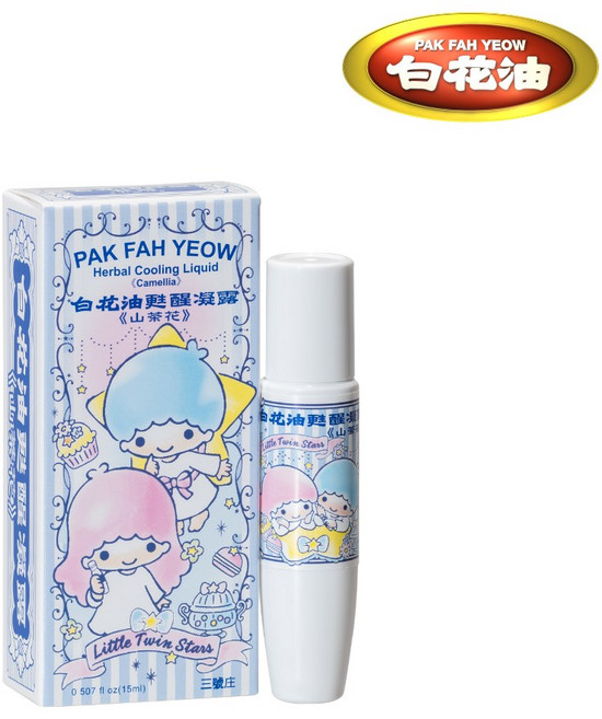 PAK FAH YEOW 白花油 甦醒凝露, 1個, 山茶花Little twin stars