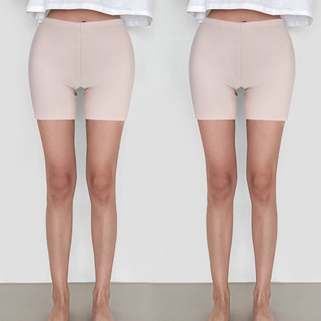 제이모던 여성 융 스판 속바지 3부 2p