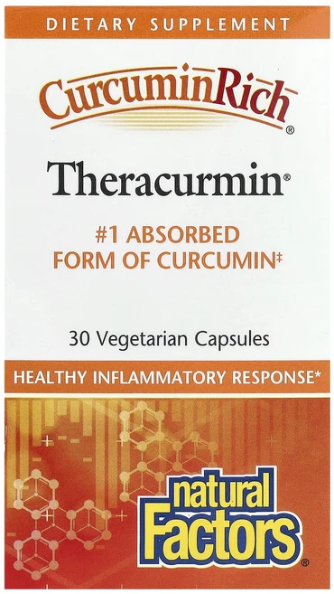 [], NaturalFactorsCurcuminRich테라큐민, 1개, 30정 - 쿠팡