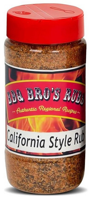 BBQ BROS RUBS (캘리포니아 스타일 325ml(11온스) - 바베큐 시즈닝 향신료 드라이 럽 그릴링 요리 및 훈연을 위한 수제 고기 럽 마리네이드 립 시즈닝으로, BBQ BROS RUBS (캘리포니아 스타일 325ml, 1