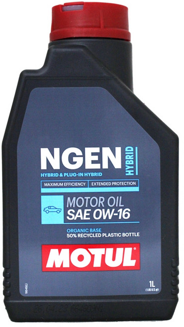 【易油網】MOTUL NGEN HYBRID 0W16 合成機油 油電車 省油, 1個