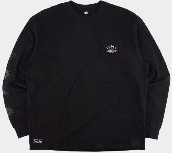 [엄브로] 웨이파인더 포켓 긴팔티 UQ121CRL11 BLK