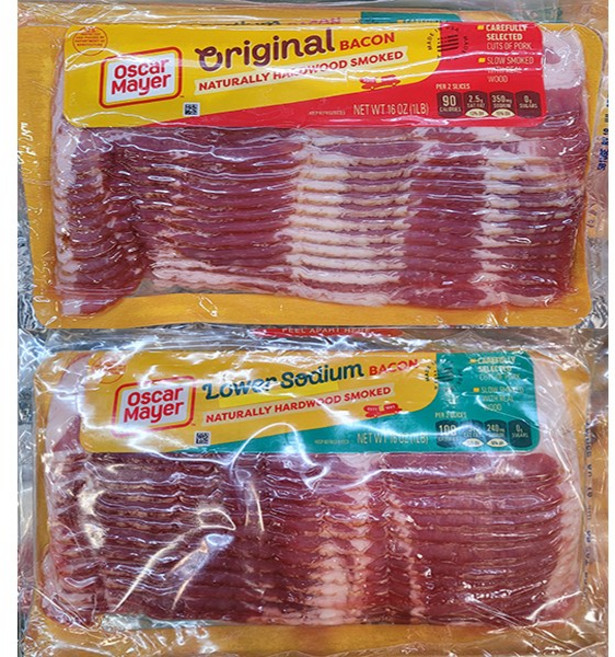 KRAFT HEINS 크래프트 하인즈 오스카 마이어 베이컨 453g (1.오리지널 2.로어 소디움 / 2종 택1) / 미국, 1개