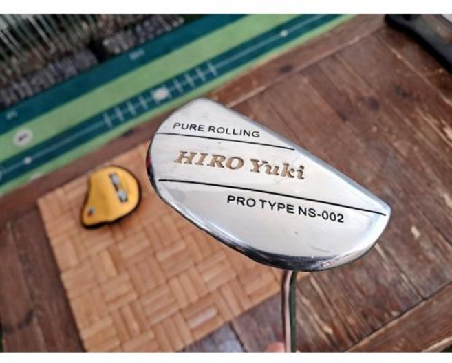 히로유키 PRO TYPE 반달형 퍼터 34인치 (아주양호 정품), 3도, 86.36cm