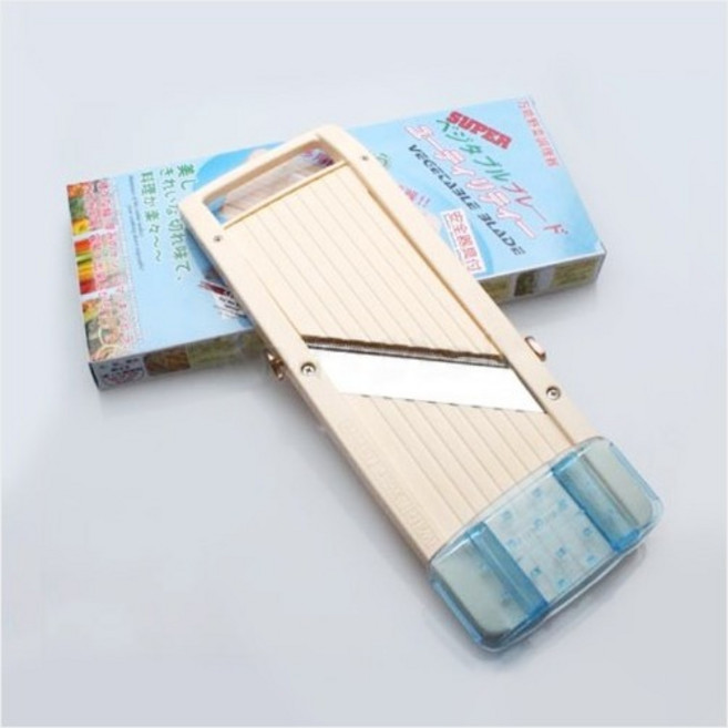 일본 슈퍼 와이드 채칼B 81-44-130*430 야채 갱칼 무 당근 양파 다용도 칼날 교체 업소용 가정용, 1개