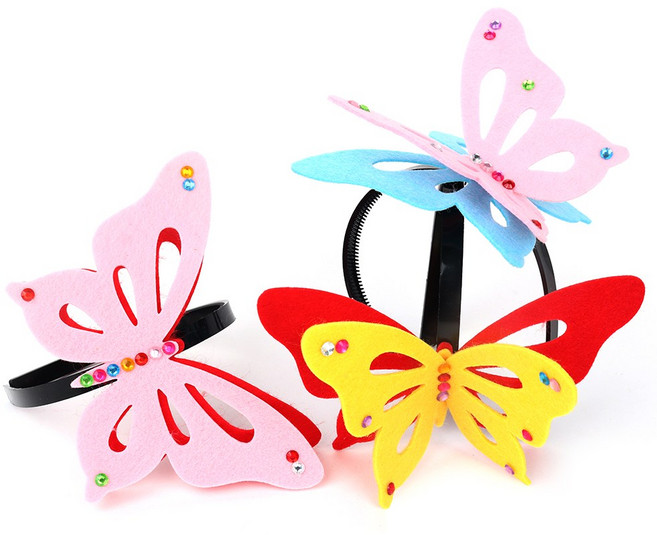 미술샘 나비머리띠, 1인용 개별포장, 1개