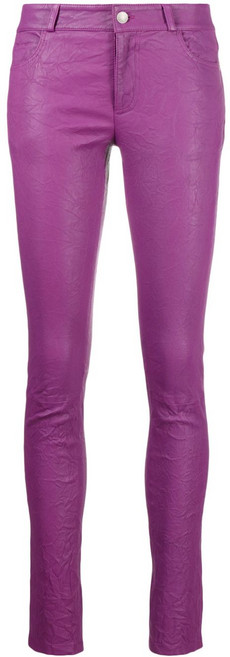 쟈딕앤볼테르 주름 가죽 팬츠