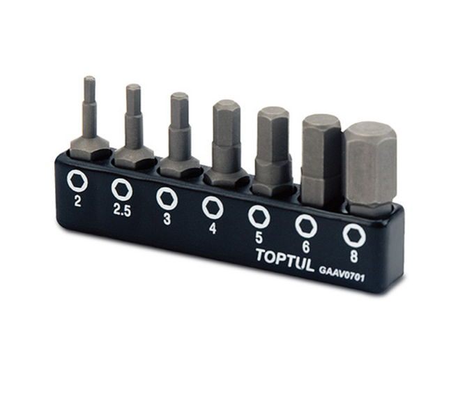 [엘리트공구] 헥스비트세트 7PCS 육각비트, 7개