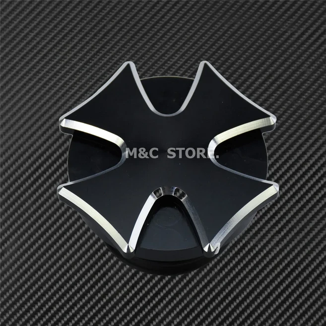 오토바이 CNC 알루미늄 장식 오일 캡 연료 가스 탱크 커버는 Harley Sportster XL48 883 1200 Touring FLHR, 02 Gas Tank Oil Cap I