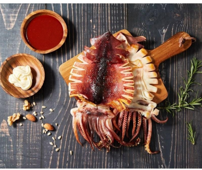 [특가]1등술안주 해풍 반건조 원양산 피데기 오징어, 1개, 소,5미(450g내외)