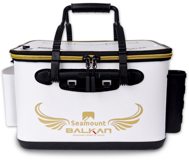 시마운트 낚시 밑밥통 고급형 크릴바구니 살림통, 화이트