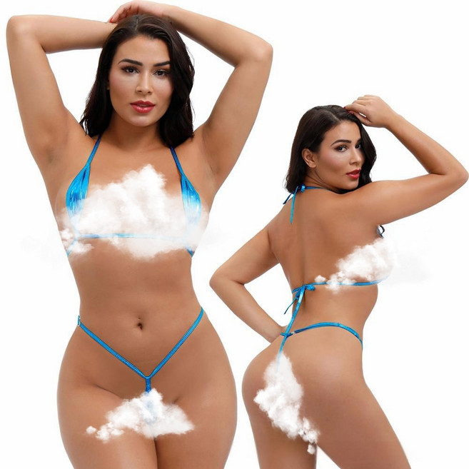 CICILY 金燦微光 情趣三點式內衣 居家誘惑 性感內衣褲套裝