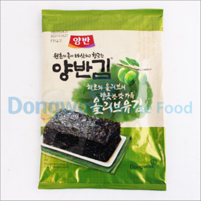 동원 양반 올리브유로 구운김(국산 전장5매) 20g, 1개