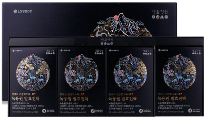 생활정원 녹용원 발효진액 40일분 기획세트 선물용, 2.8L, 1개