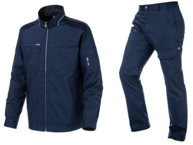 윌비 [PR108 PR408] 네이비 스판 하복 상하의 세트 하계 여름 작업복 현장 노가다 회사 단체복