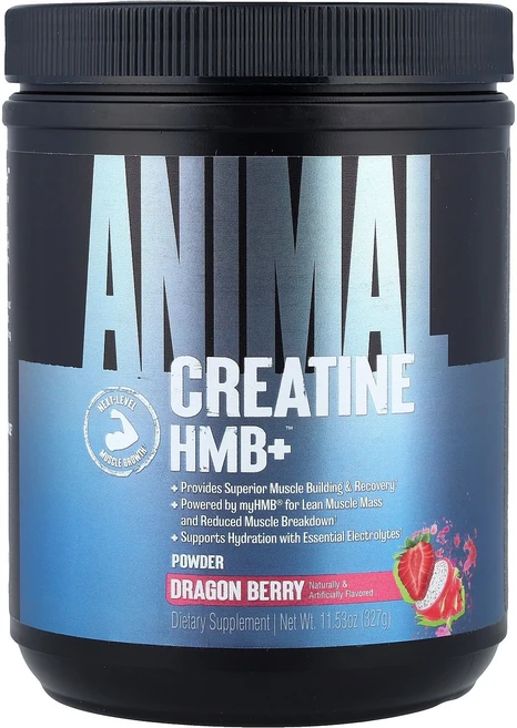 애니멀 Animal Creatine HMB+™ 분말 드래곤 베리 327g11.53oz141554원산지:기타, 애니멀 Animal, Creatine HMB+™ 분말,, 327g, 1개 - 쿠팡
