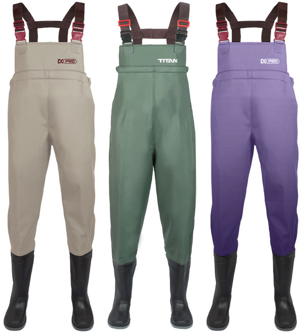 갯벌 해루질 낚시 전신 가슴장화 장화 고급형, 270, 카키