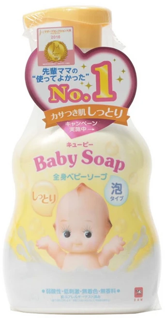 큐피 촉촉 전신 바디 솝 버블 타입, 1개, 400ml - 쿠팡